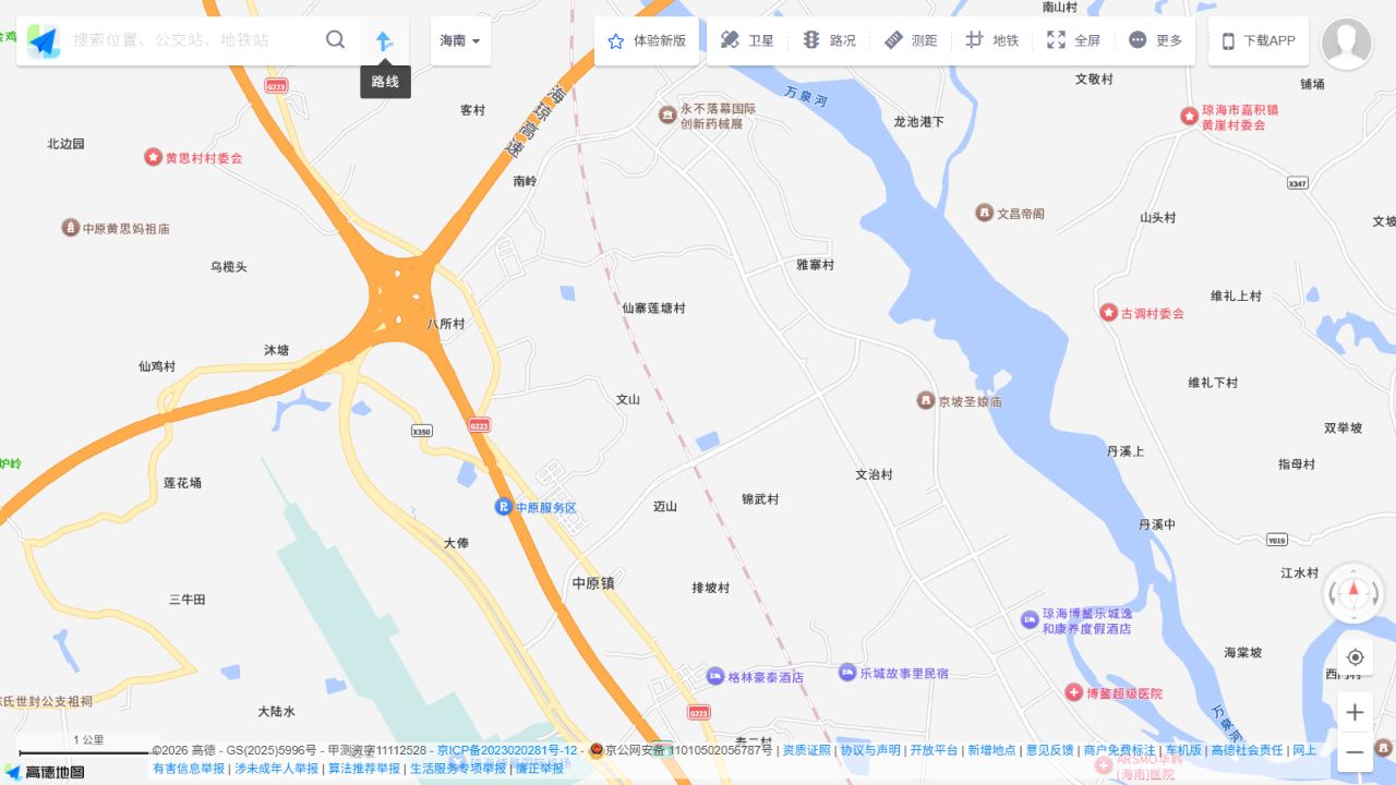海南第一办公地址周边地图